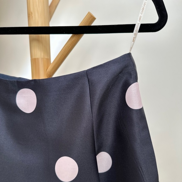 Navy Polka Dot Skirt - Kate Spade - Picture 8 of 10